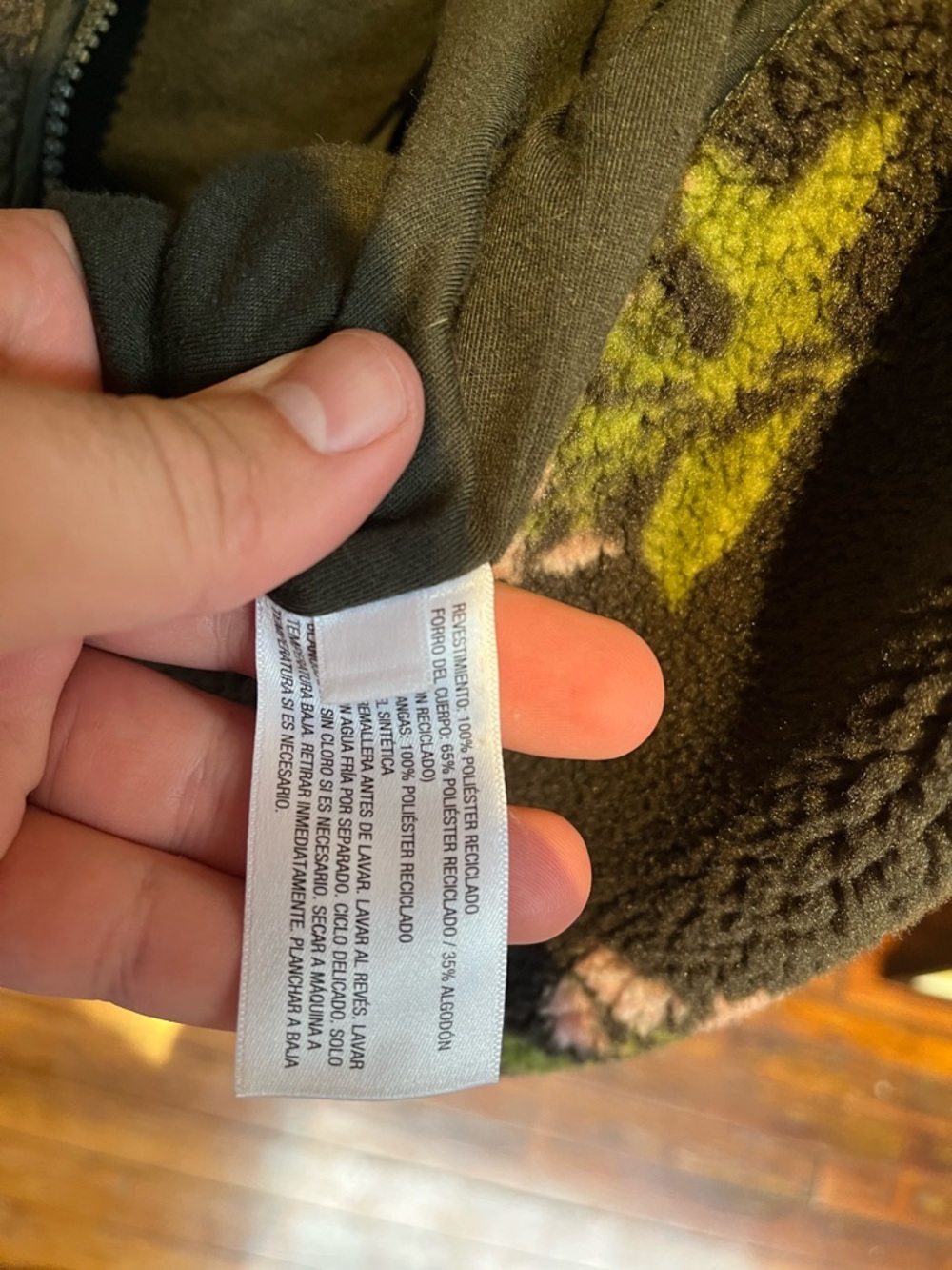 Woolrich x Target Unisex Floral Sherpa Double Zip-up Jacket 2XL - Picture 4 of 7